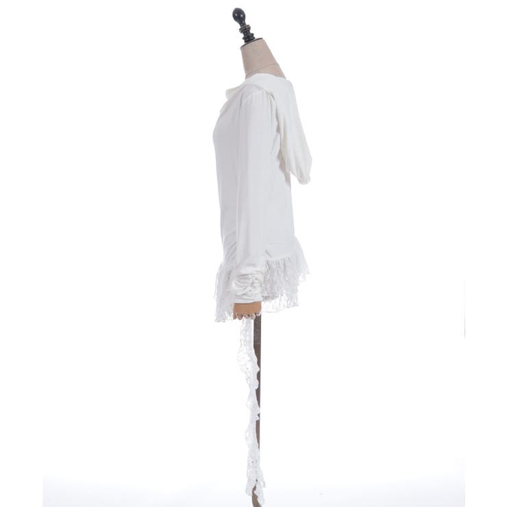 ドレープアシメレースヘムプルオーバー | axes femme | 詳細画像16 