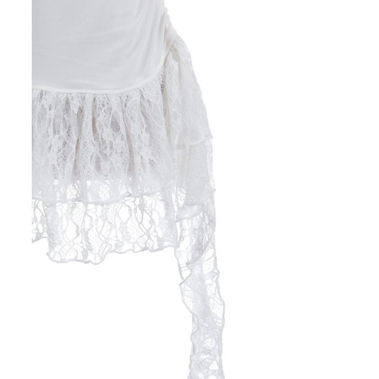 ドレープアシメレースヘムプルオーバー | axes femme | 詳細画像19 