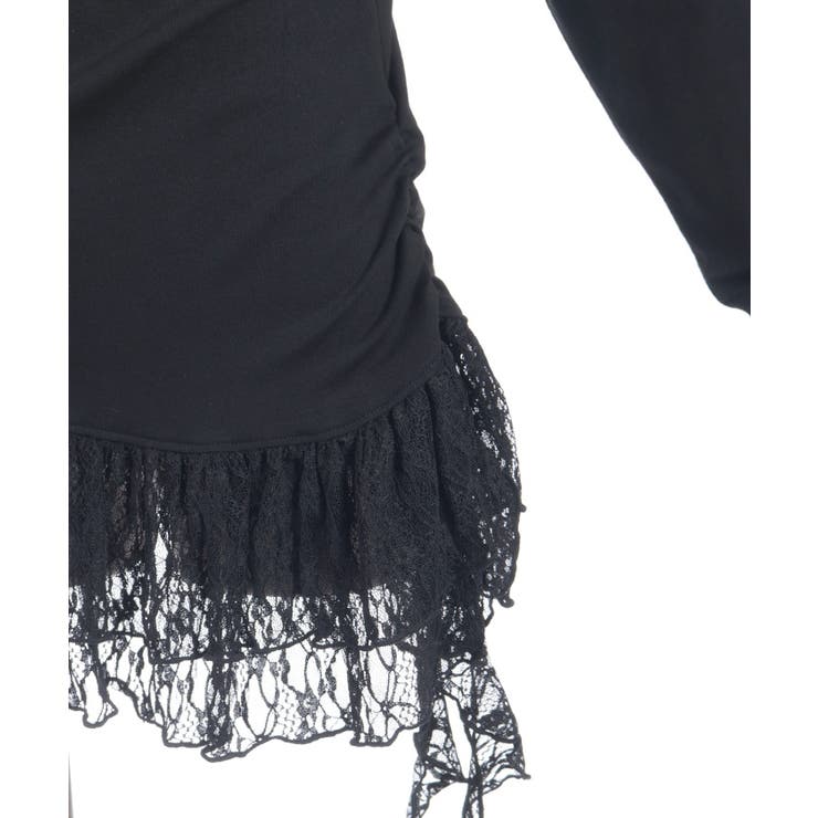 ドレープアシメレースヘムプルオーバー | axes femme | 詳細画像27 