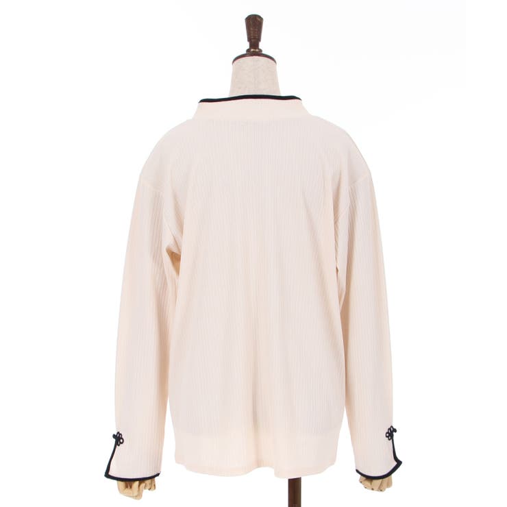 チャイナ釦マオカラーPO[品番：IGAW0002443]｜axes femme