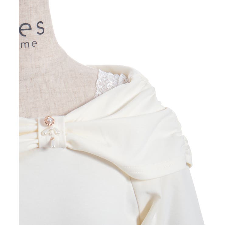 オフショル風リボンカットプルオーバー | axes femme | 詳細画像13 