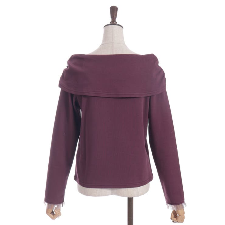 オフショル風リボンカットプルオーバー | axes femme | 詳細画像19 