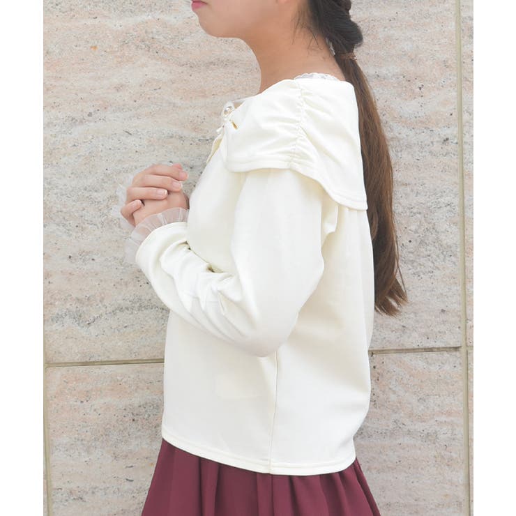 オフショル風リボンカットプルオーバー | axes femme | 詳細画像6 