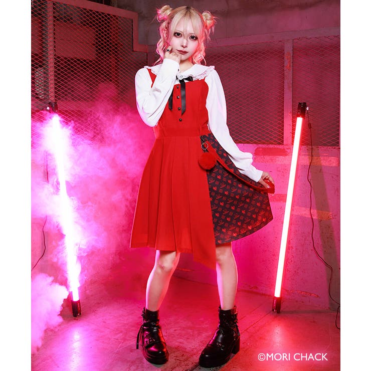 赤 | 『グルーミー』ワンピース | axes femme