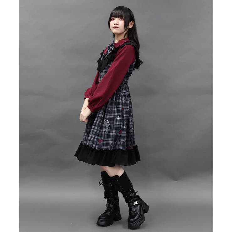 ナイトメアチェックワンピース | axes femme | 詳細画像11 