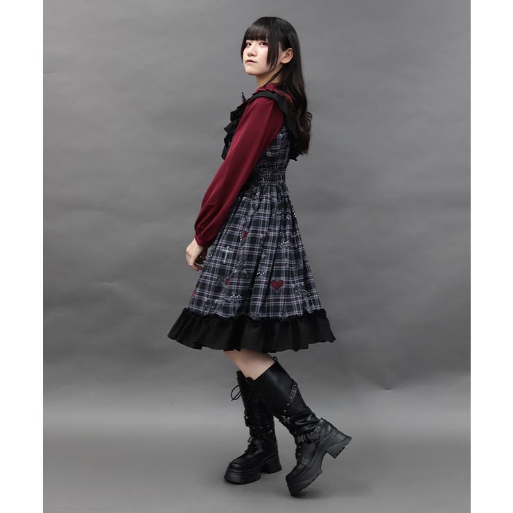 ナイトメアチェックワンピース | axes femme | 詳細画像12 