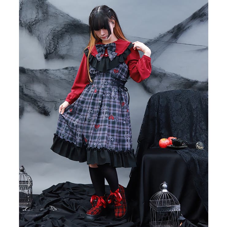 ナイトメアチェックワンピース | axes femme | 詳細画像7 