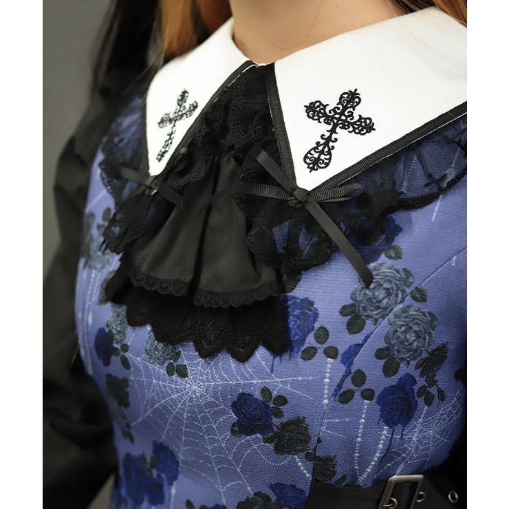 ナイトメアローズアシメワンピース | axes femme | 詳細画像8 