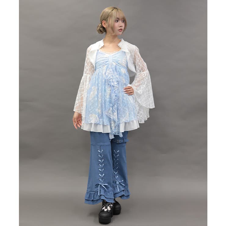 サックス | クラゲレースキャミチュニック | axes femme