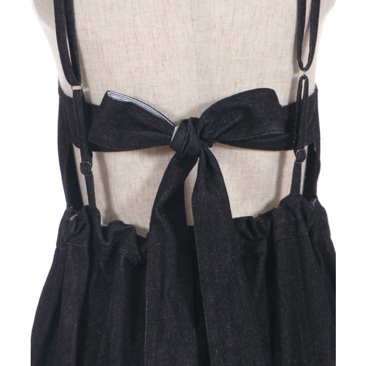 バックリボンキャミワンピース[品番：IGAW0002154]｜axes femme