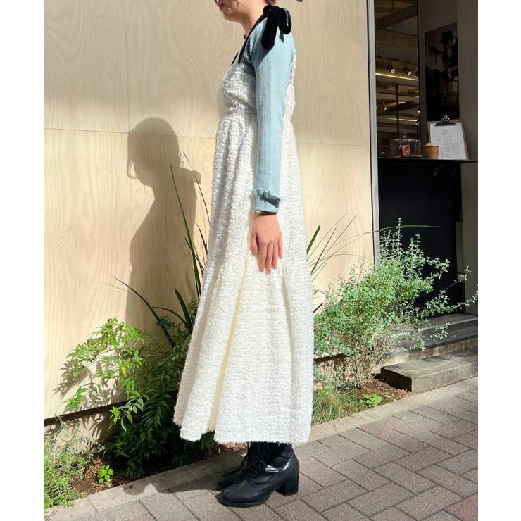 レースアップリボンキャミワンピース | outlet | axes femme