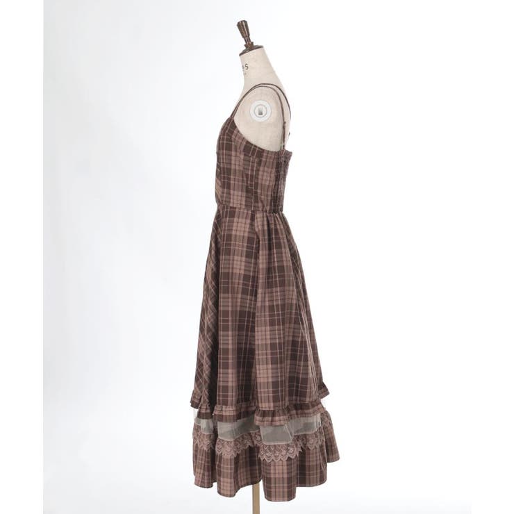 タータンチェックジャンスカ[品番：IGAW0005500]｜axes femme