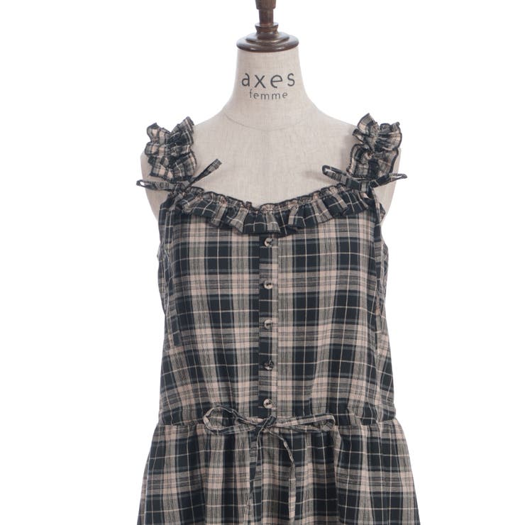 コットンレース使チェックＯＰ | axes femme | 詳細画像13 