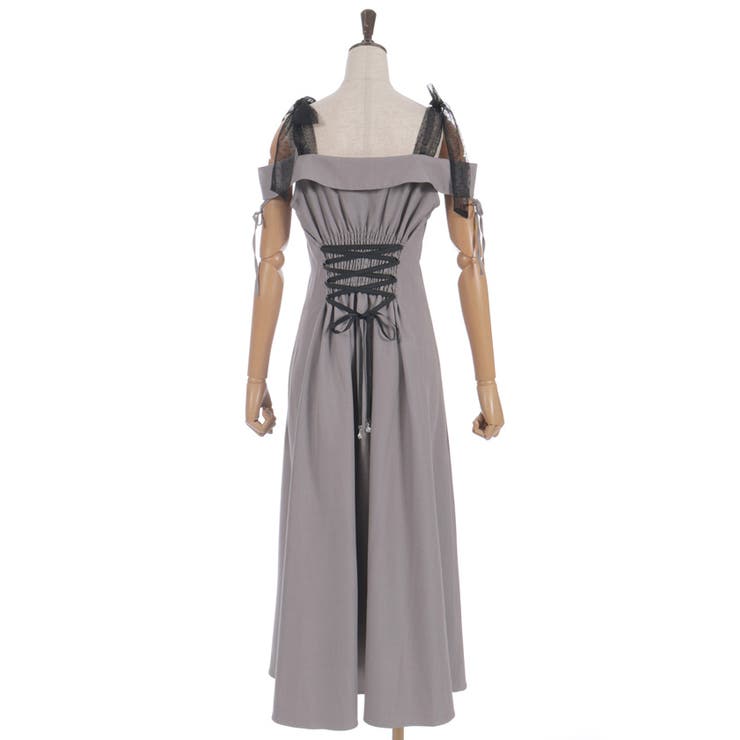 チュールリボン付ワンピース | axes femme | 詳細画像10 