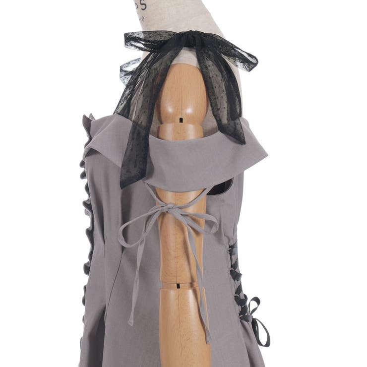 チュールリボン付ワンピース | axes femme | 詳細画像14 