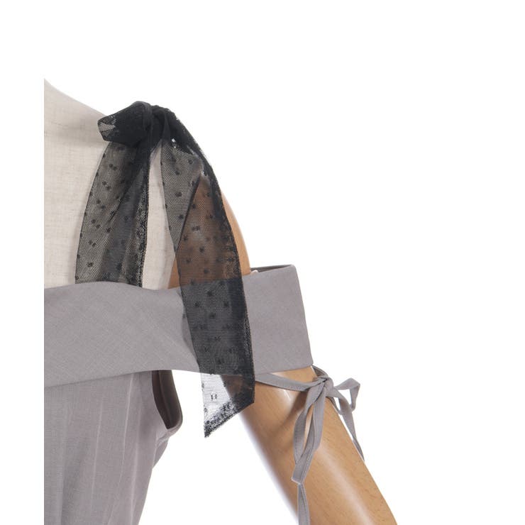 チュールリボン付ワンピース | axes femme | 詳細画像16 