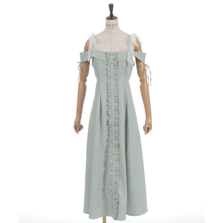 チュールリボン付ワンピース | axes femme | 詳細画像17 