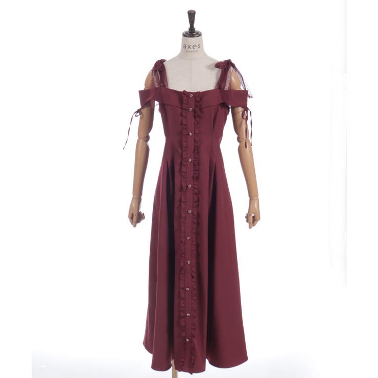 チュールリボン付ワンピース | axes femme | 詳細画像23 