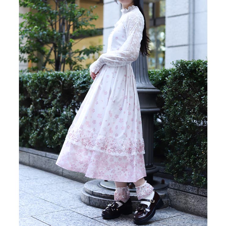 桜レース×桜柄キャミＯＰ | axes femme | 詳細画像10 