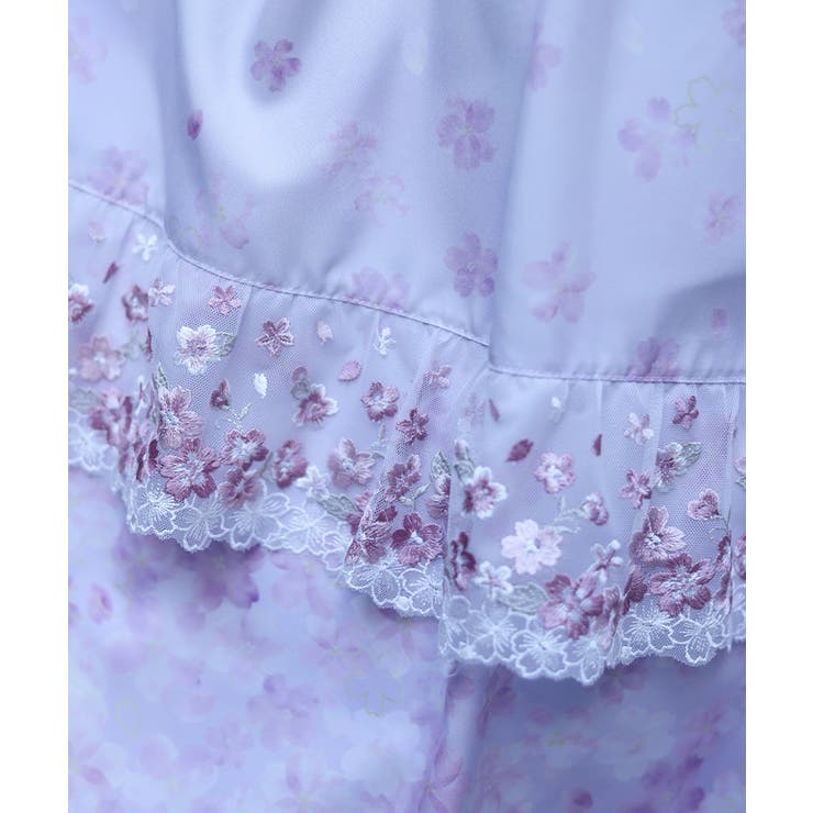 桜レース×桜柄キャミＯＰ | axes femme | 詳細画像6 