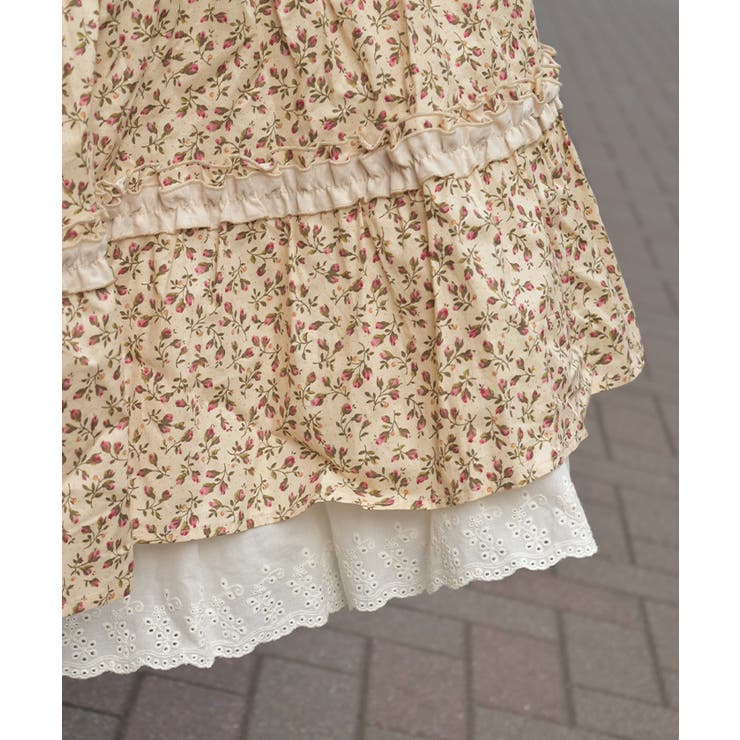 フリル×コットンレースワンピース | axes femme | 詳細画像4 