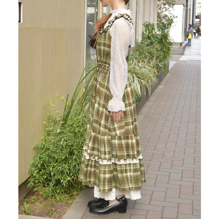 フリル×コットンレースワンピース | axes femme | 詳細画像7 