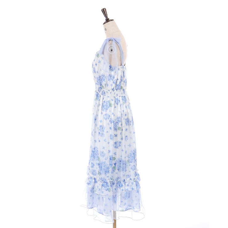紫陽花柄ショルダーリボンワンピース | axes femme | 詳細画像11 