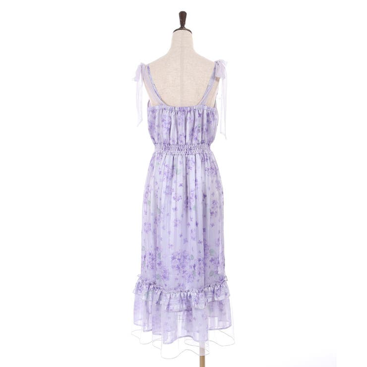 紫陽花柄ショルダーリボンワンピース | axes femme | 詳細画像23 