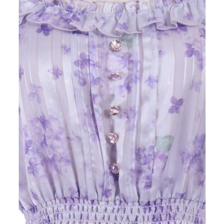 紫陽花柄ショルダーリボンワンピース | axes femme | 詳細画像24 