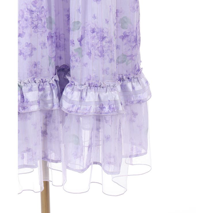 紫陽花柄ショルダーリボンワンピース | axes femme | 詳細画像25 