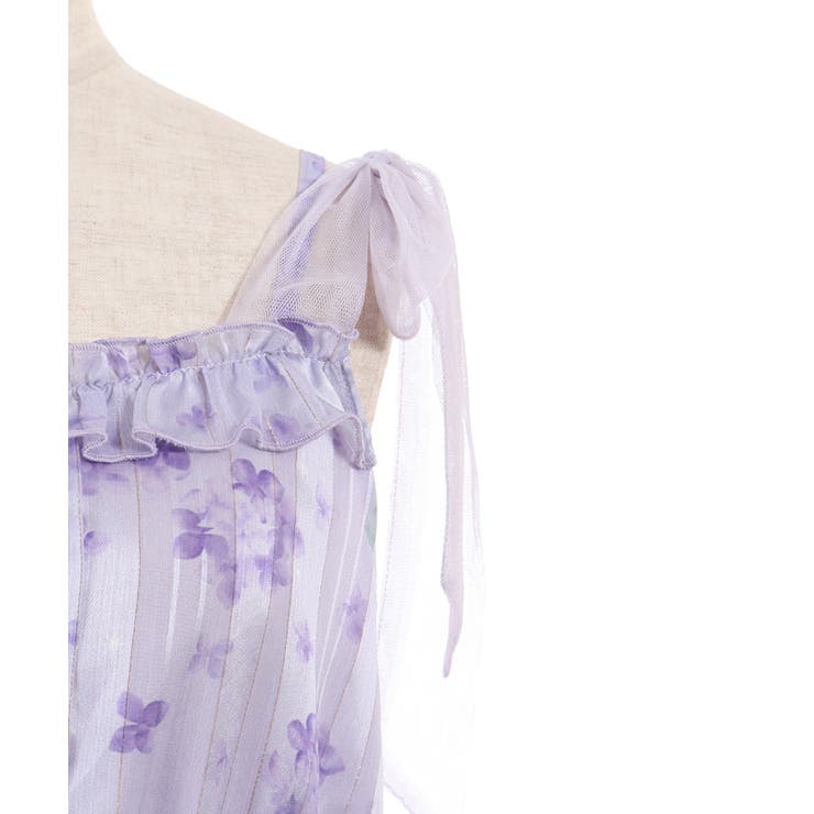 紫陽花柄ショルダーリボンワンピース | axes femme | 詳細画像28 