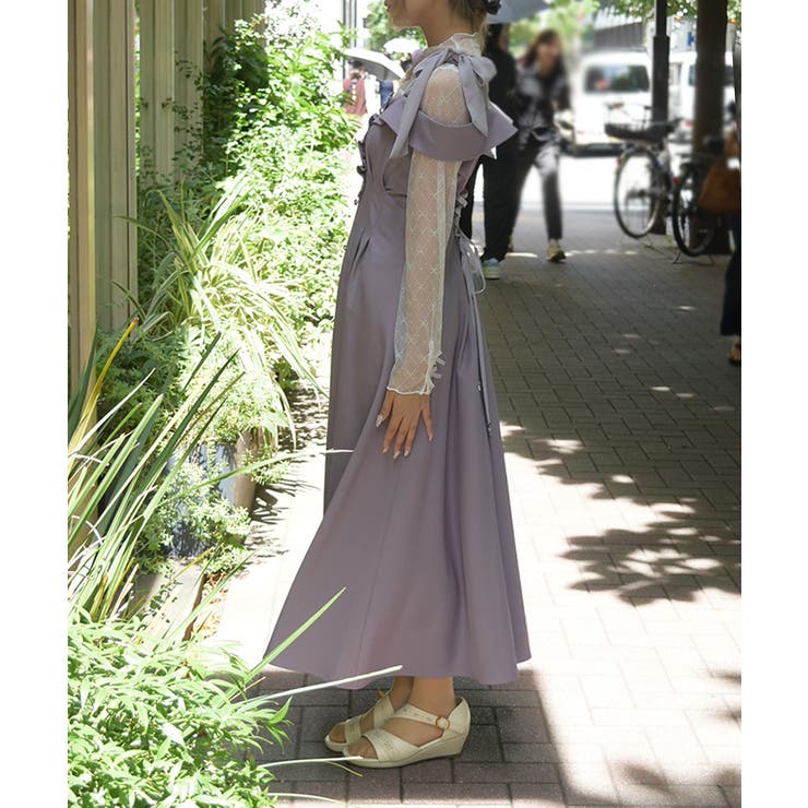 ショルダーリボンワンピース | axes femme | 詳細画像2 