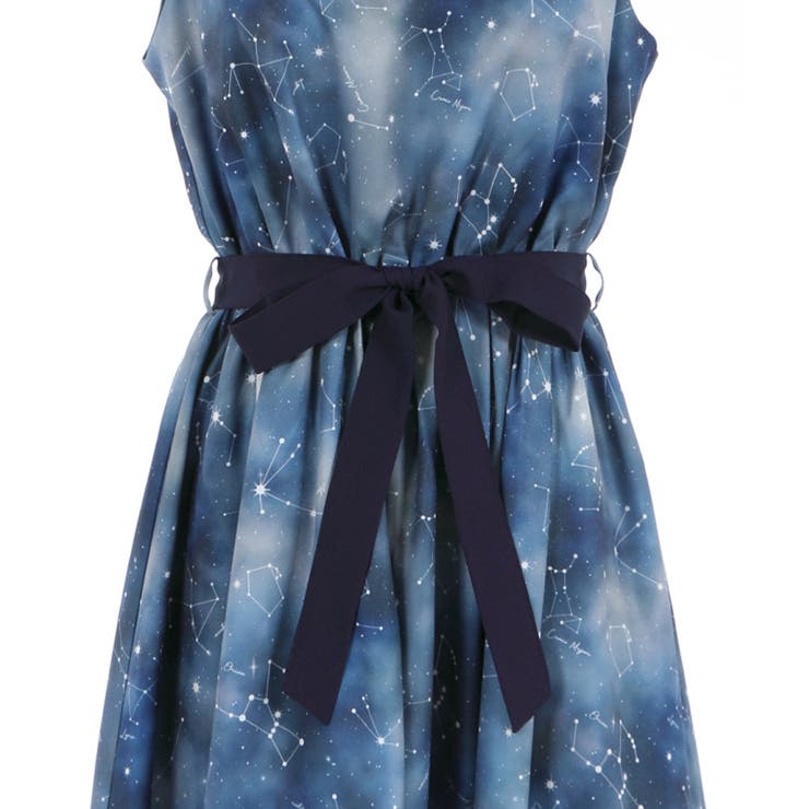 冬の星座柄ハートネックOP[品番：IGAW0001081]｜axes femme