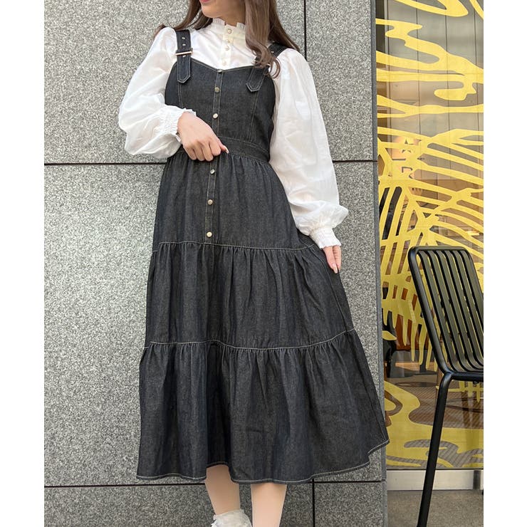axes femme｜チャイナ釦カットソーワンピース | Rakuten Fashion
