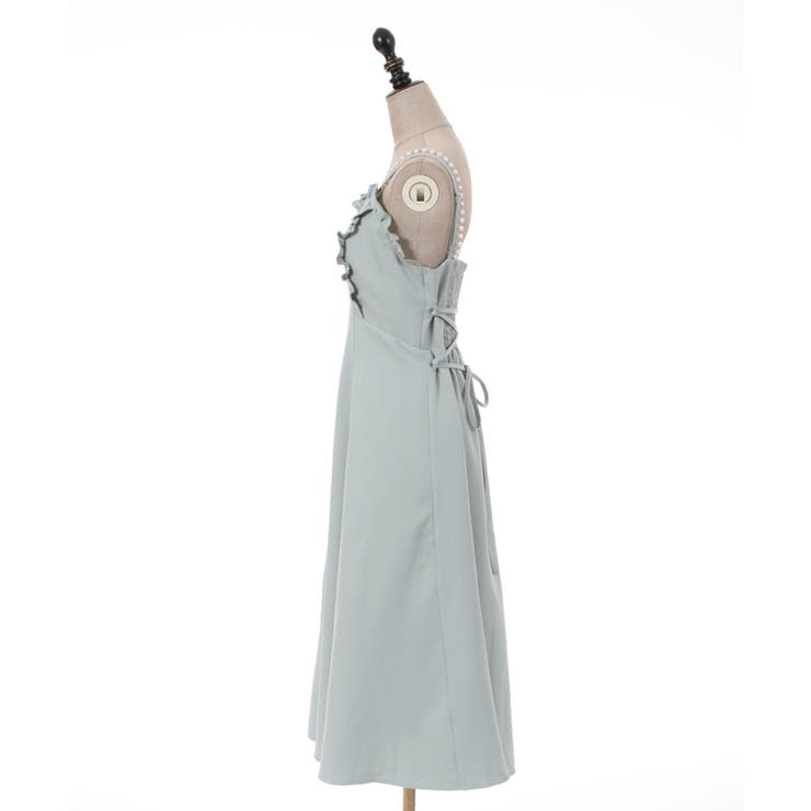 パールチェーンキャミワンピ[品番：IGAW0003263]｜axes femme