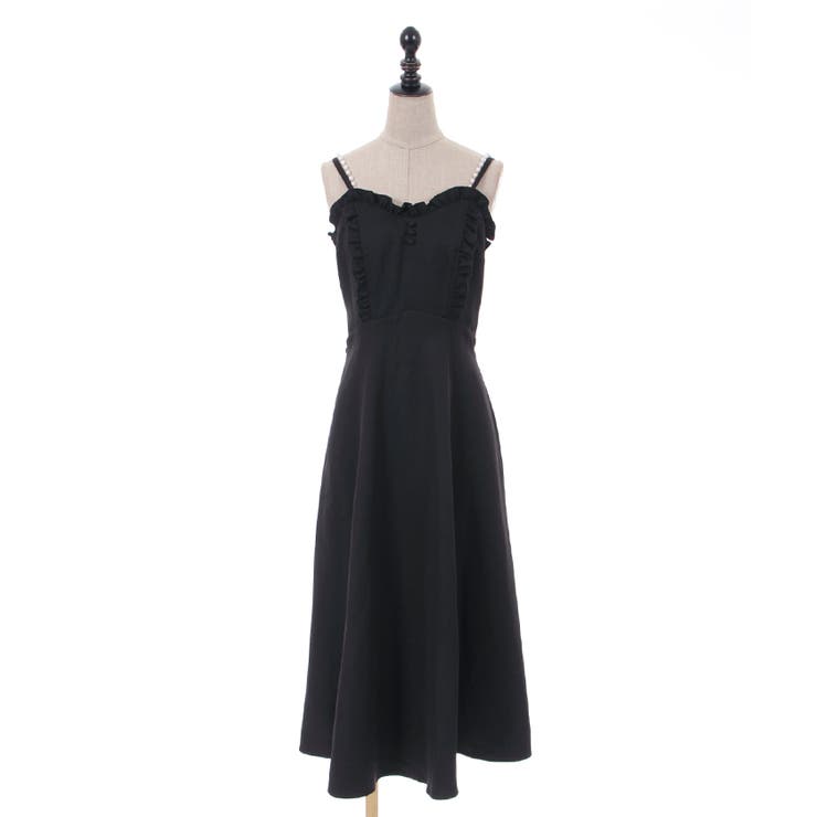 パールチェーンキャミワンピ[品番：IGAW0003263]｜axes femme