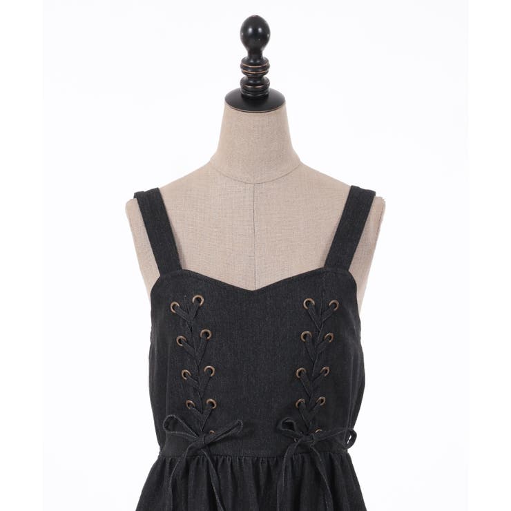 レースアップティアードワンピース | axes femme | 詳細画像15 