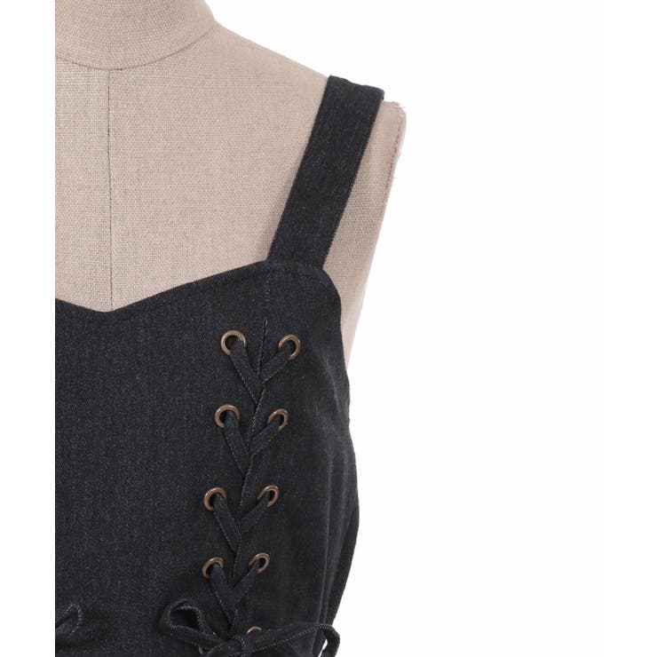 レースアップティアードワンピース | axes femme | 詳細画像19 