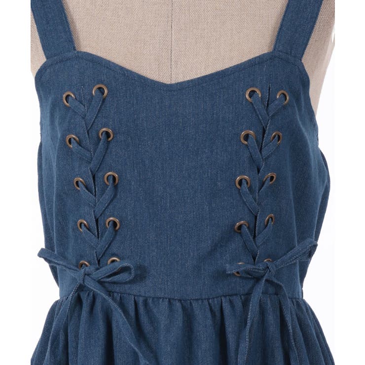 レースアップティアードワンピース | axes femme | 詳細画像25 