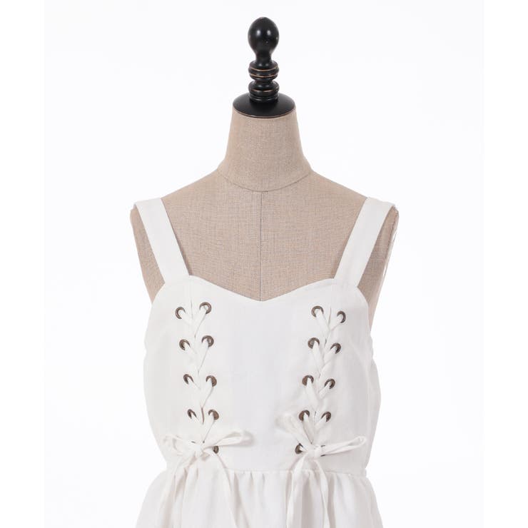 レースアップティアードワンピース | axes femme | 詳細画像5 