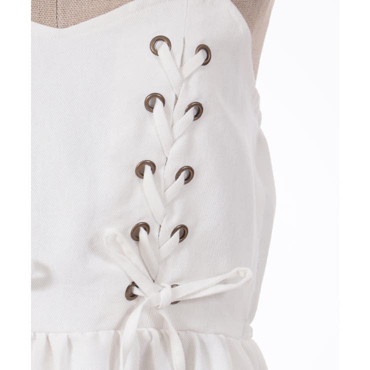 レースアップティアードワンピース | axes femme | 詳細画像7 