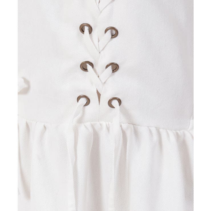 レースアップティアードワンピース | axes femme | 詳細画像8 