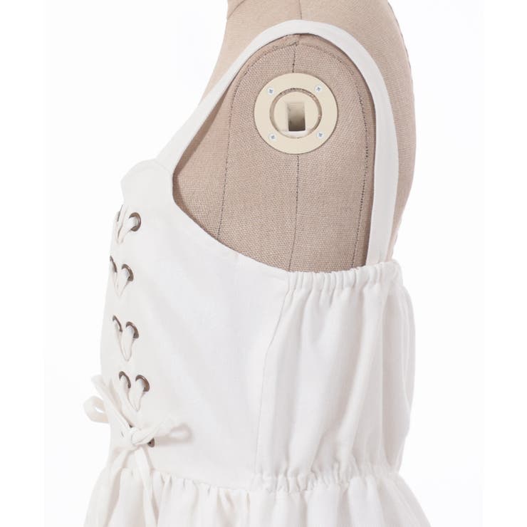 レースアップティアードワンピース | axes femme | 詳細画像9 