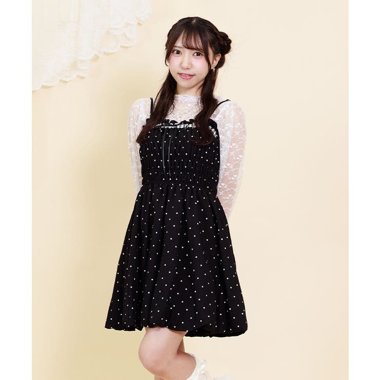 黒 | バルーンキャミチュニック | axes femme