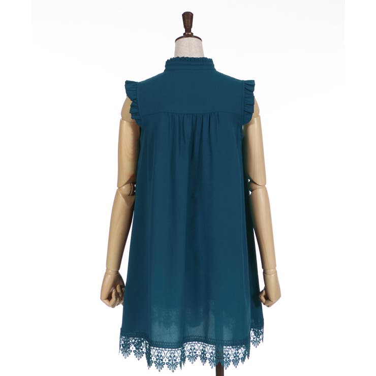 裾レースノースリチュニック[品番：IGAW0001929]｜axes femme