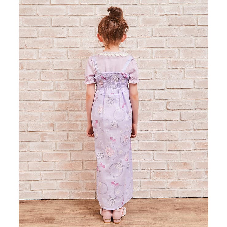 金魚×お花柄2ピース浴衣[品番：IGAW0000115]｜axes femme