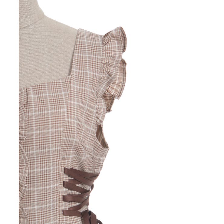 サイドレースアップジャンドレ | axes femme | 詳細画像13 