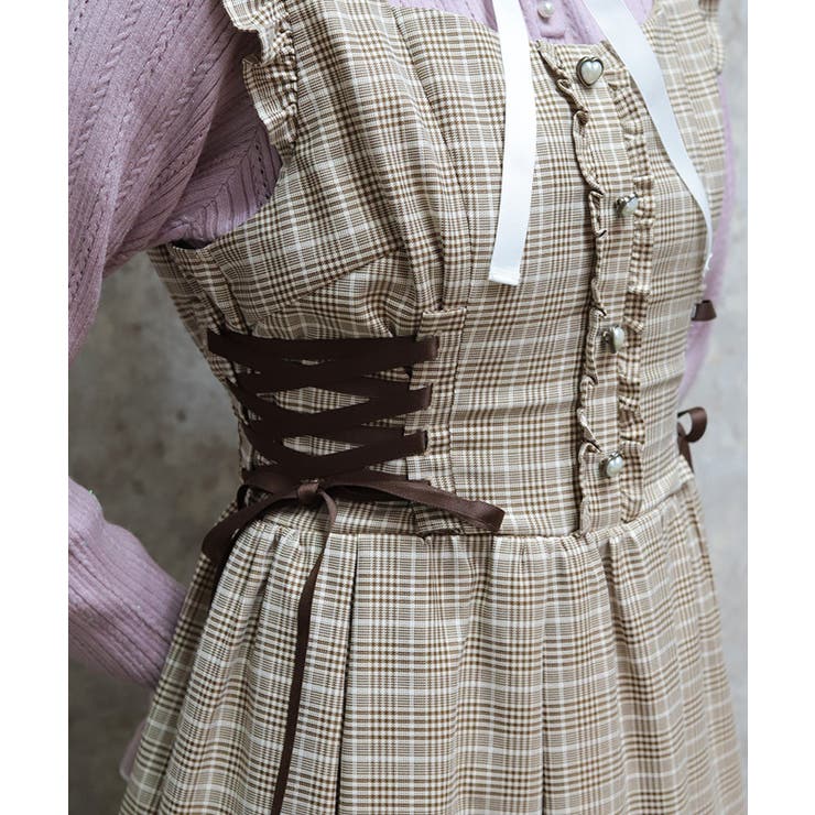 サイドレースアップジャンドレ | axes femme | 詳細画像5 