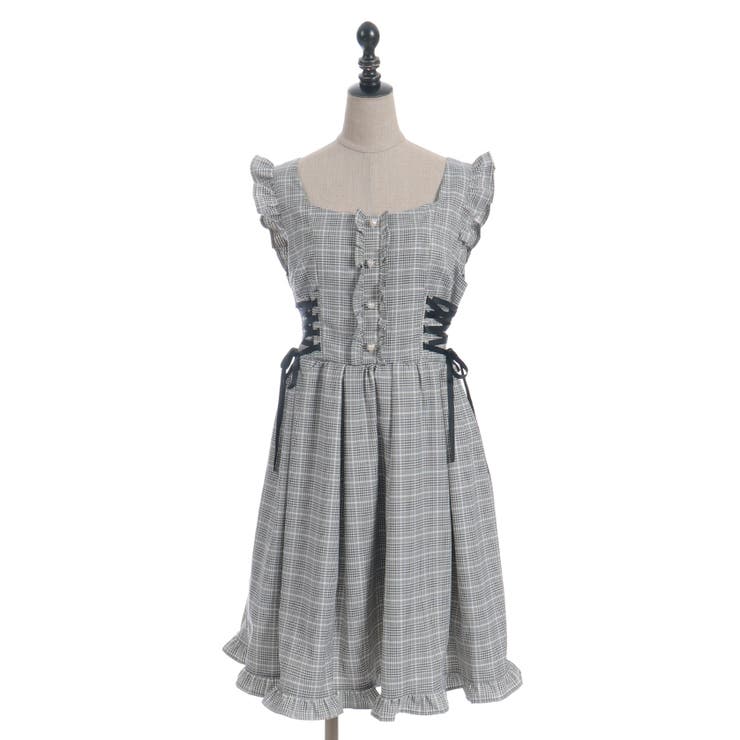 グレー | サイドレースアップジャンドレ | axes femme