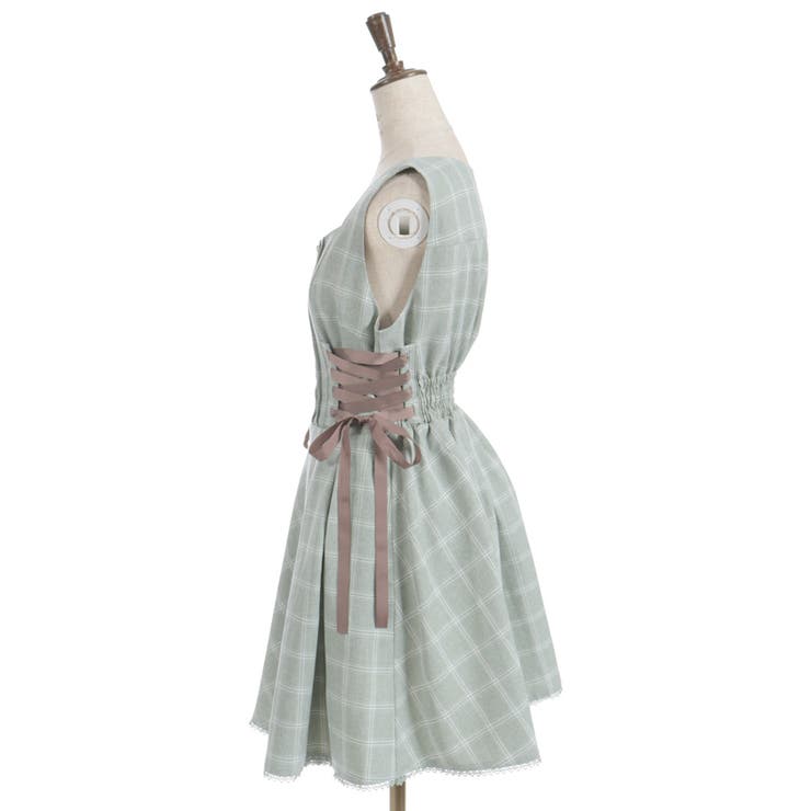 リボン付センタージップジャンパースカート | axes femme | 詳細画像10 